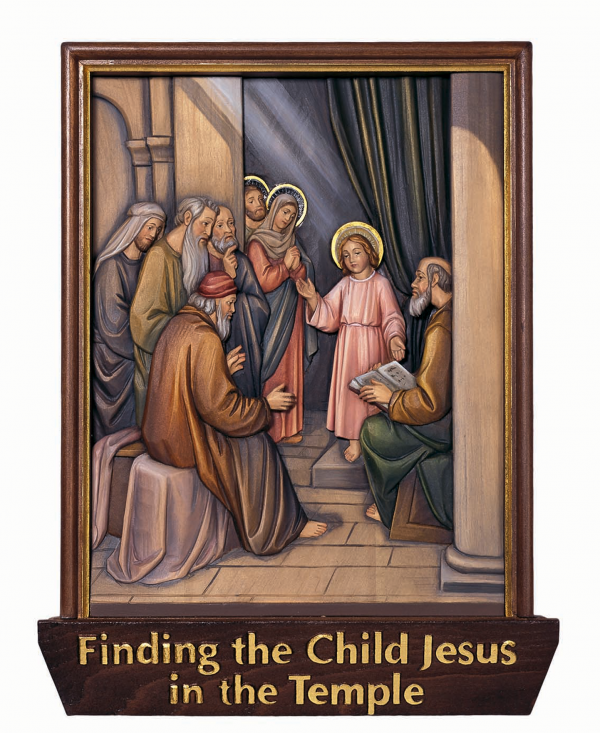 Joyful Mysteries of the Rosary - Finding the Child Jesus in the Temple DEM-1701_5
