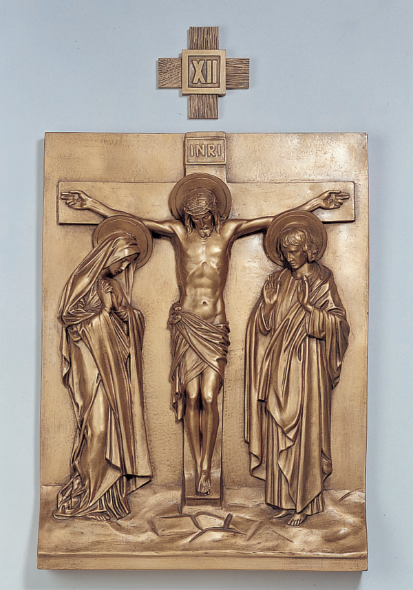 Stations of the Cross DEM-1370_12 Bronze Finish