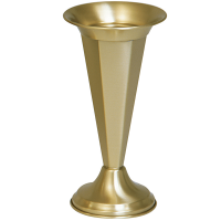 Vase Satin Brass K-120