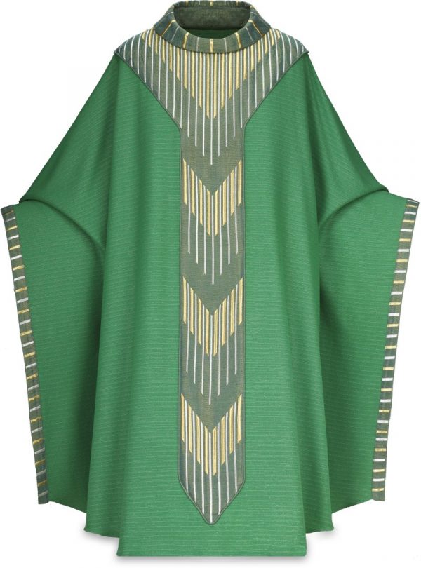 Monastic Chasuble worn by Pope Benedict XVI in green