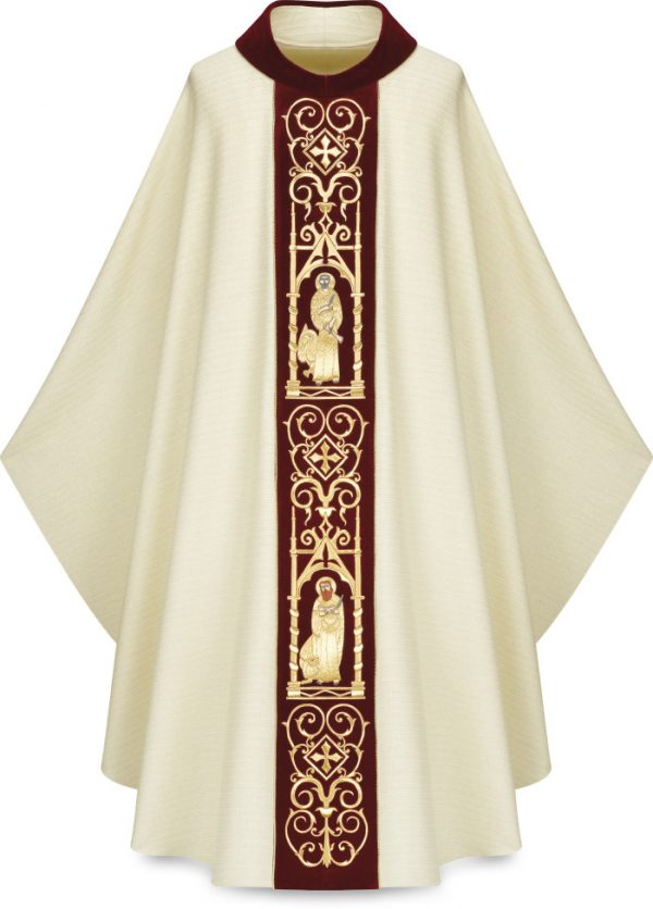 Gothic Chasuble depicting the Four Evangelists