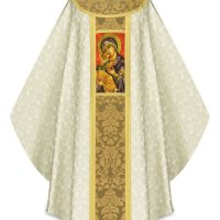 Gothic Chasuble with digitally printed design