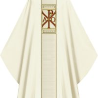 Gothic Chasuble White