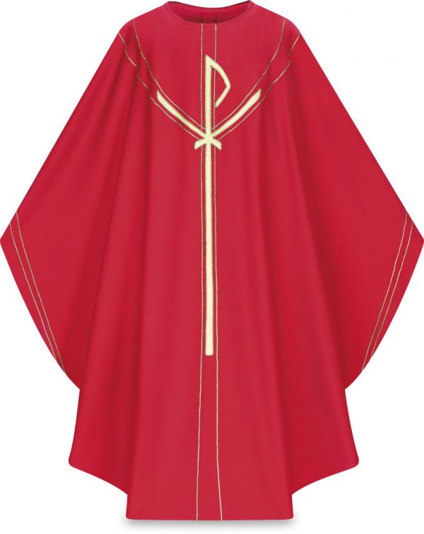 Gothic Chasuble Red