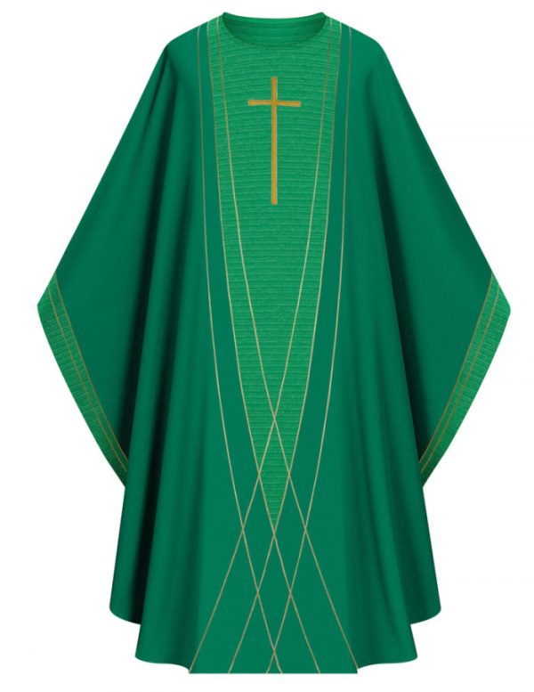 Gothic Chasuble Green