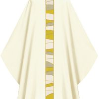 Gothic Chasuble White