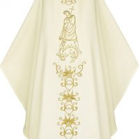 Gothic Chasuble White